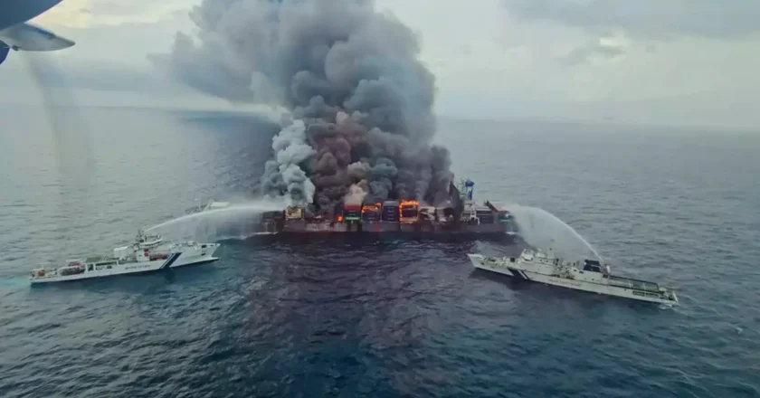 വാൻഹായ് കപ്പലിലെ കണ്ടെയ്നറുകൾ ഇന്ന് തീരത്തടിയും